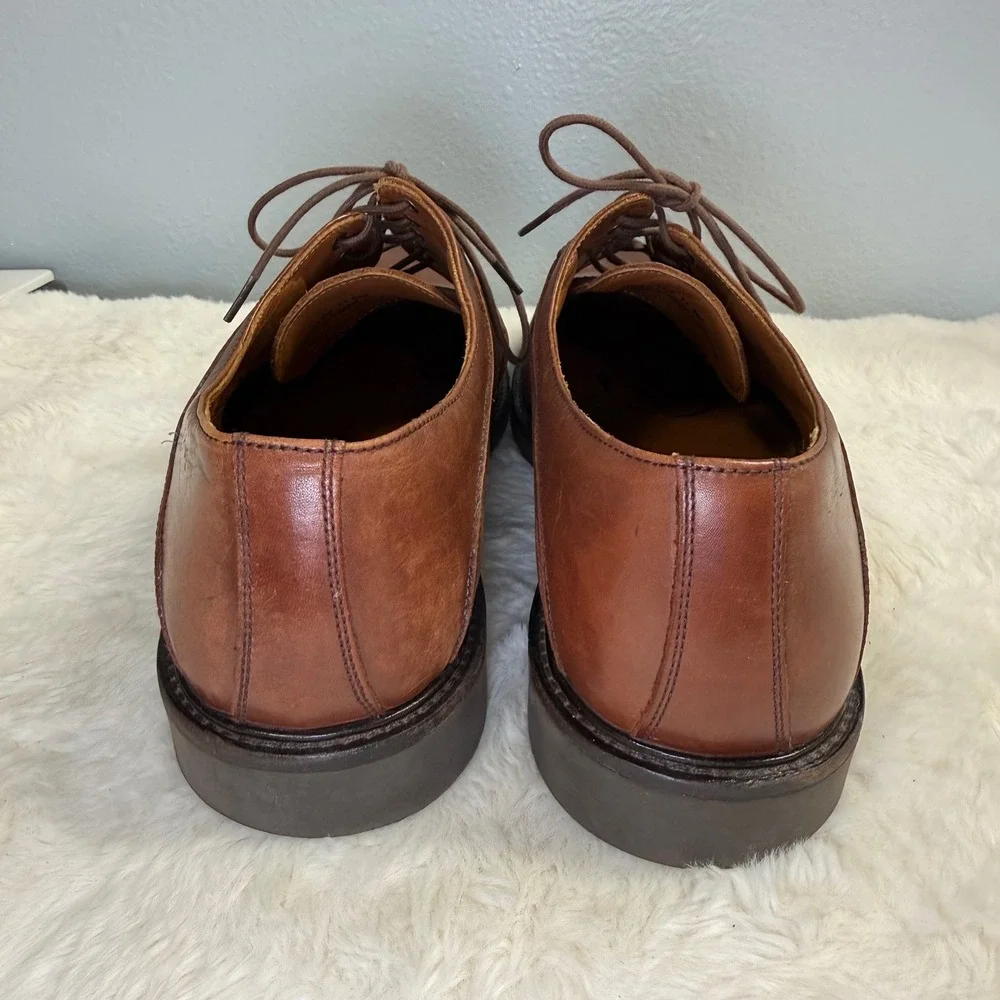 Johnston & Murphy Passport Brown Leather Dress Shoes Classic Lace-Up Oxford 11.5